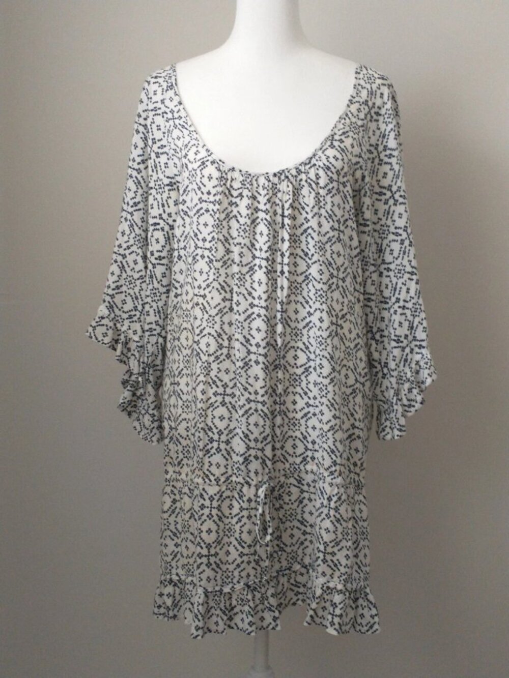 Eberjey Mosaic Printed Beach Resort Wear Vacation swim cover up Tunic S / M